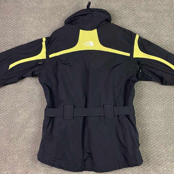 Vintage The North Face HyVent Jacket Women's Small Tech Technical Zippers Belt - Picture 4 of 9